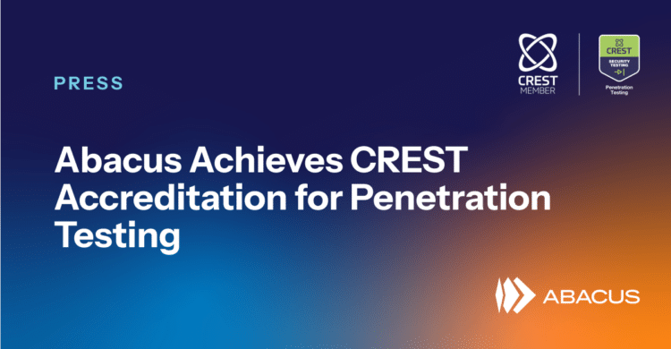 Abacus Achieves CREST Accreditation for Penetration Testing